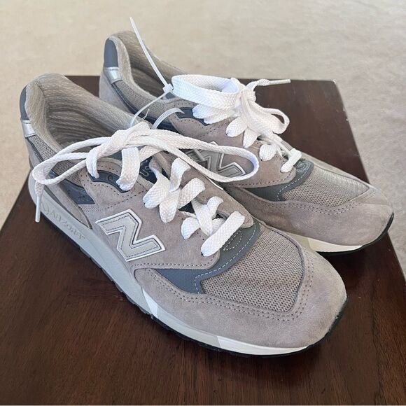 NEW BALANCE Made In USA 998 Cor MEN’s Suede Sneakers Like NEW US 8 - Picture 2 of 10